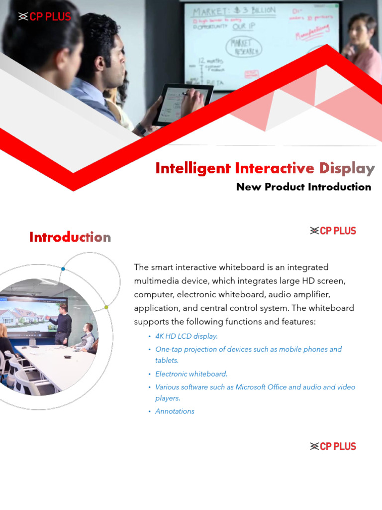 Smart Interactive Whiteboard Overview | PDF | Wi Fi | Information And ...