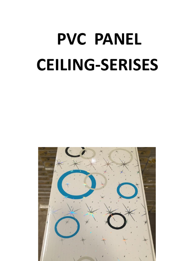 PVC Ceiling Panels Series Overview | PDF