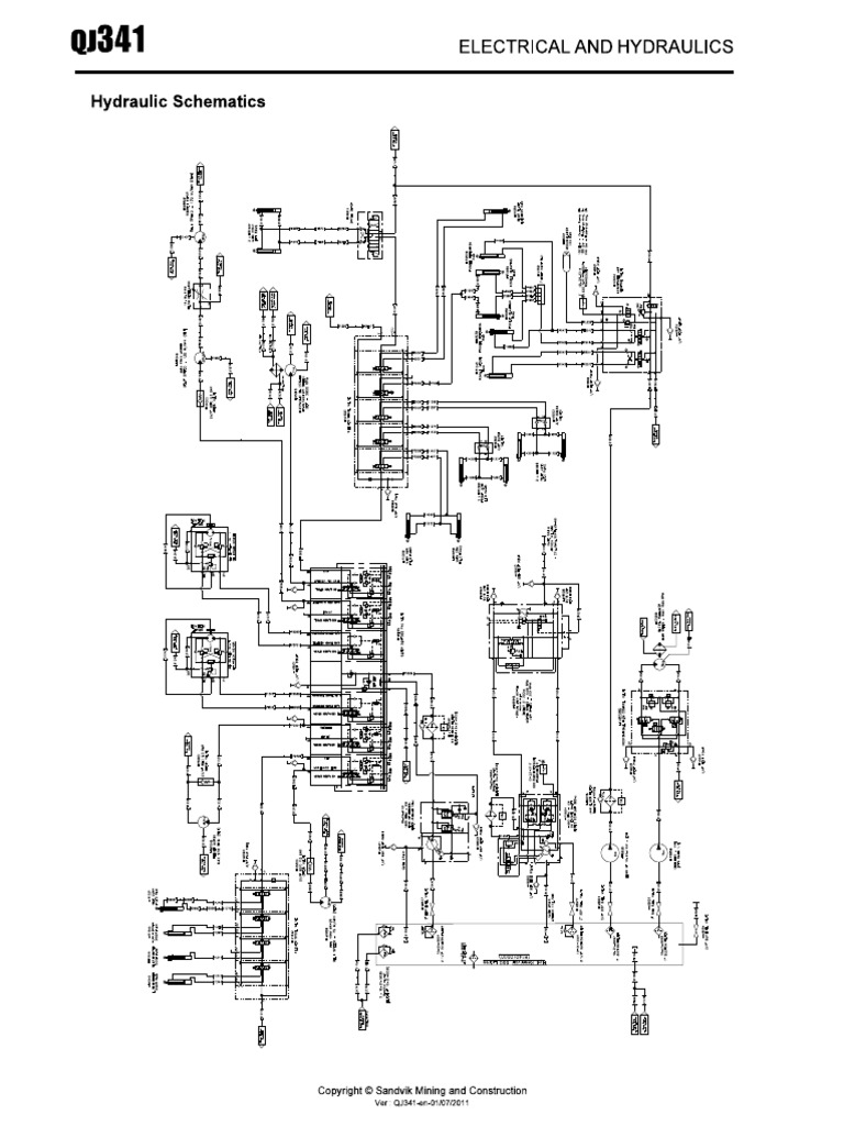 Diagrama Hidraulico QJ341 | PDF