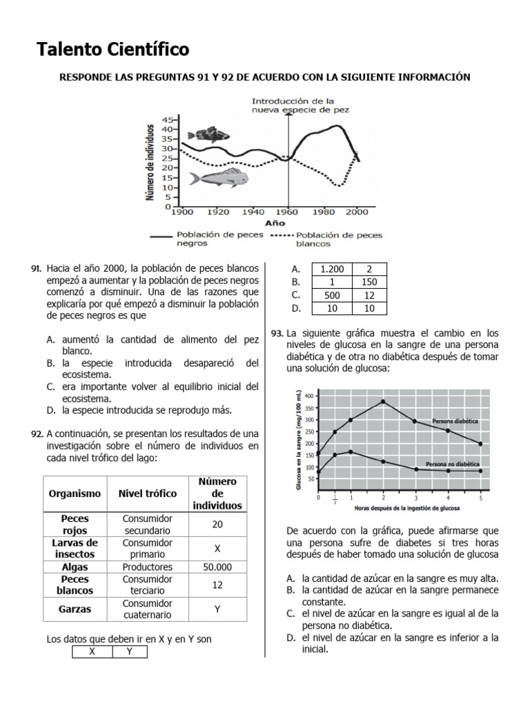 SIMULACRO SD 2021-11 prueba de ciencias naturales | PDF | Solubilidad ...