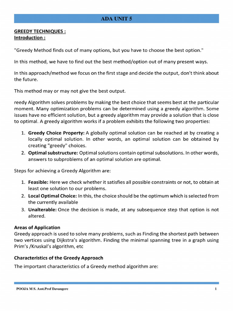 ADAUnit 5 F | PDF