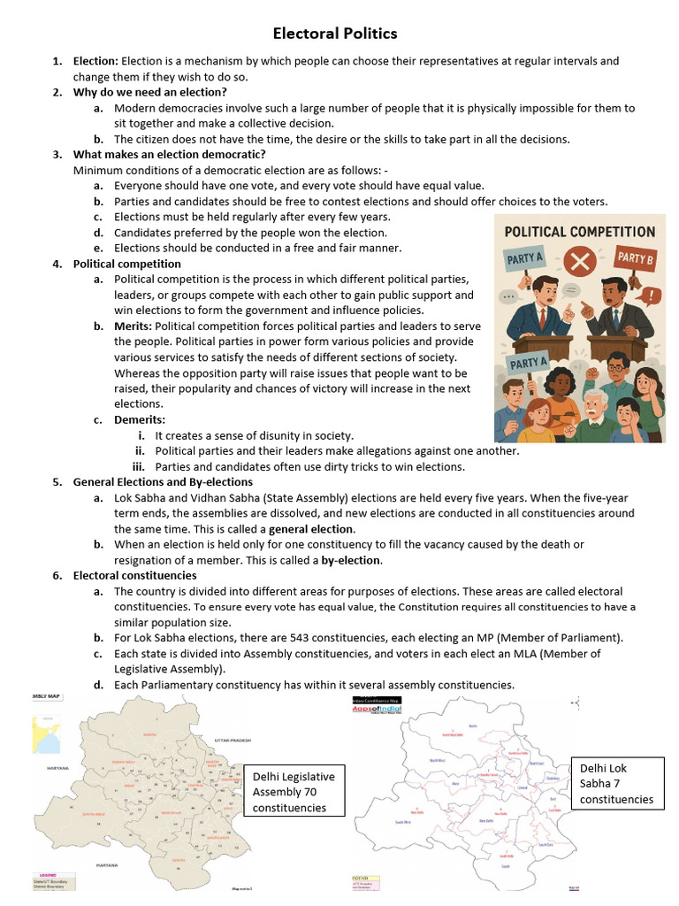 Understanding Electoral Politics in India | PDF | Elections | Voting