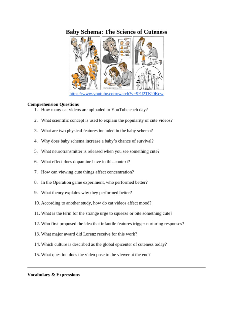 Baby Schema - The Science of Cuteness - Student | PDF | Behavioural ...