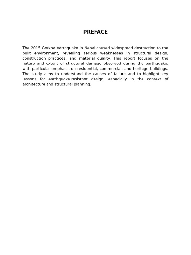 2015 Nepal Earthquake Structural Analysis | PDF | Earthquake ...