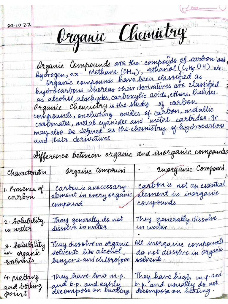 Organic Chemistry Tuition Notes | PDF
