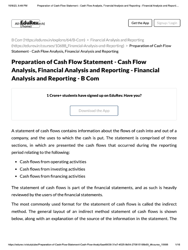 Cash Flow 03 | PDF