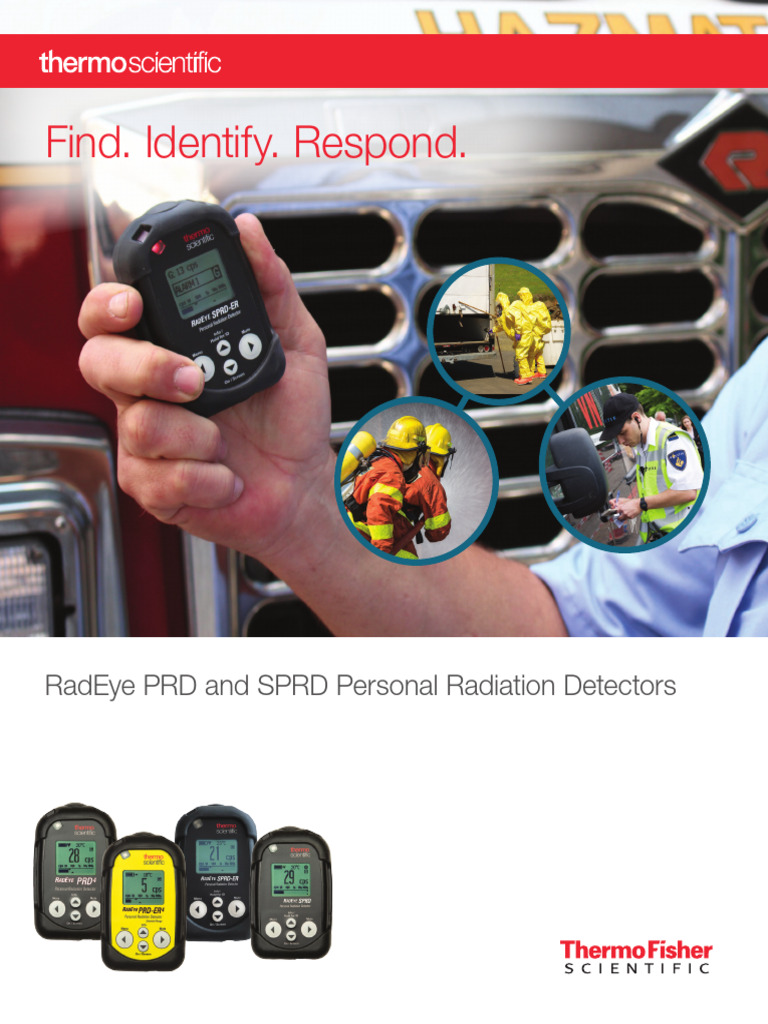 RadEye Personal Radiation Detectors | PDF | Mobile App | Gamma Ray