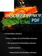 Civil Disobedience Movement in India