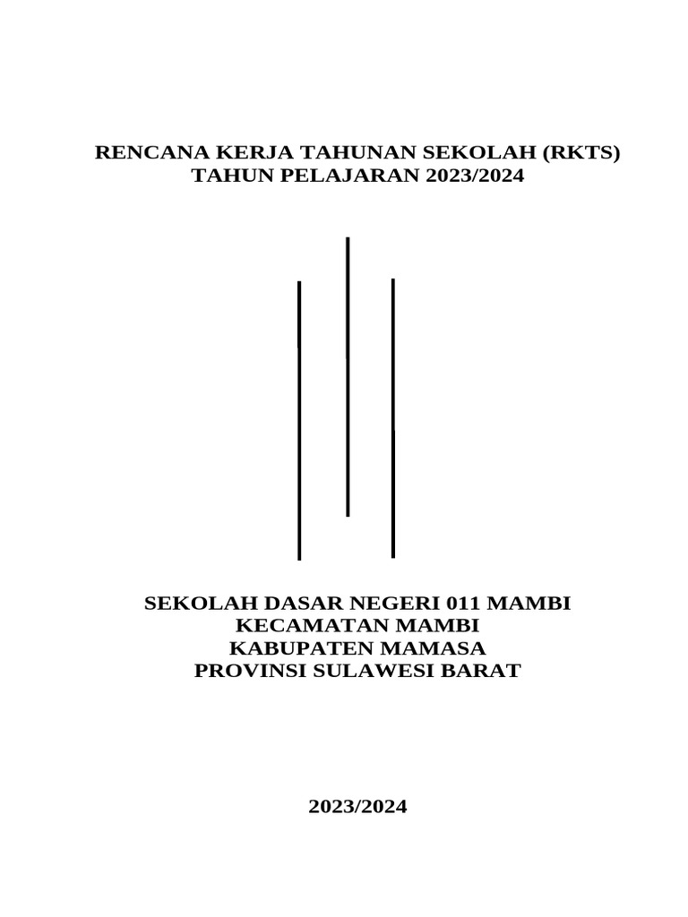 RKTS SD Negeri 011 Mambi 2023/2024 | PDF