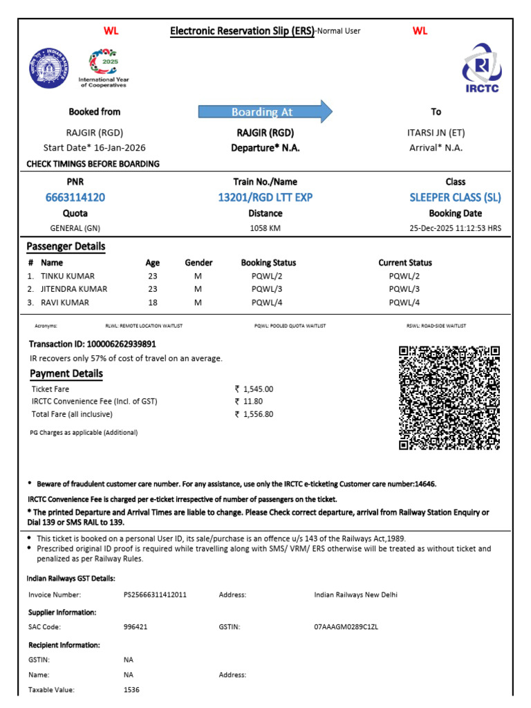 Ticket 6663114120 | PDF | Identity Document | Payments