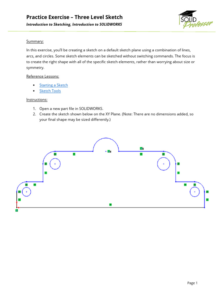 11-EX - 01 Three Level Sketch | PDF