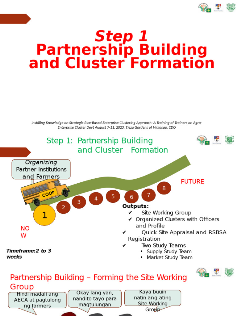 2.0.step 1 Partnership Building and Cluster Formation | PDF | Business ...