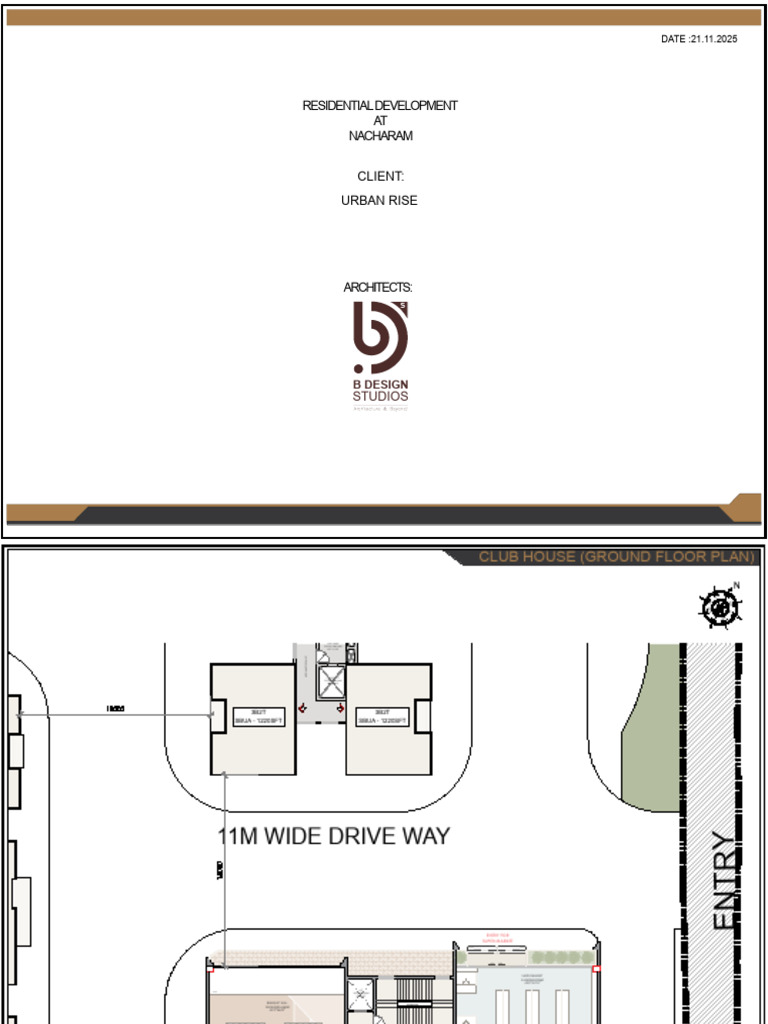 Residential Development Plans at Nacharam | PDF | Indoor Sports