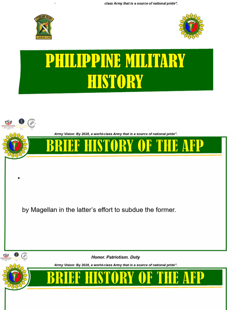 Philippine Military History Overview | PDF | Philippines | Spanish East ...