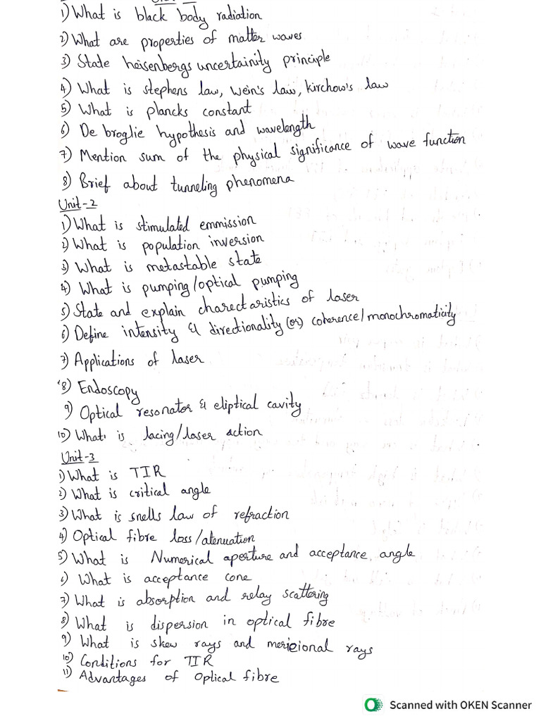 Physics Semester 1 Practice Questions | PDF