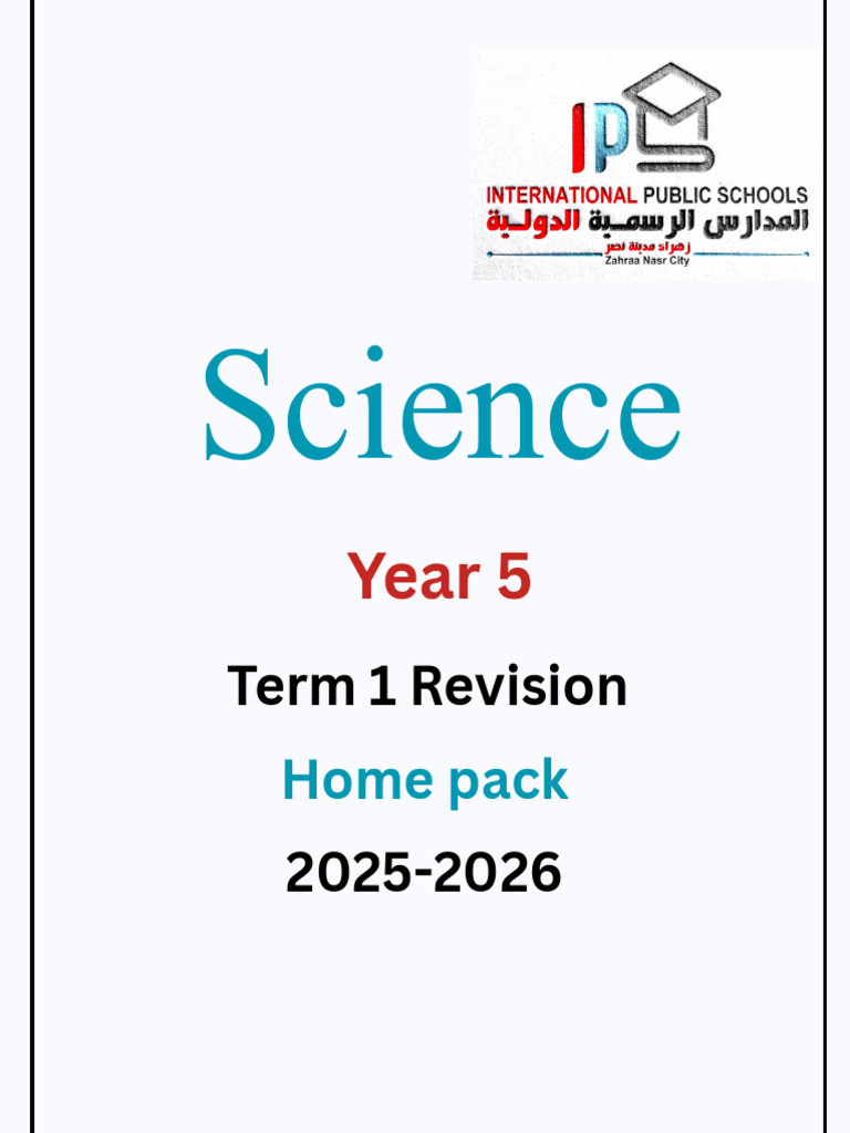 Year 5 Science Term 1 Revision Guide | PDF | Flowers | Seed