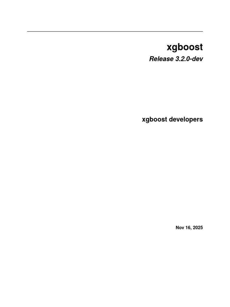 Xgboost Readthedocs Io en Latest | PDF | Software Engineering | Computing
