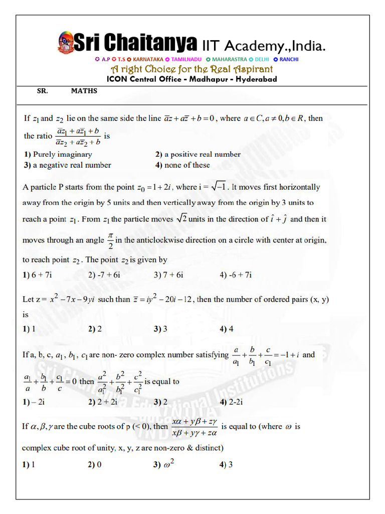 Senior Maths Assignment on Integration | PDF