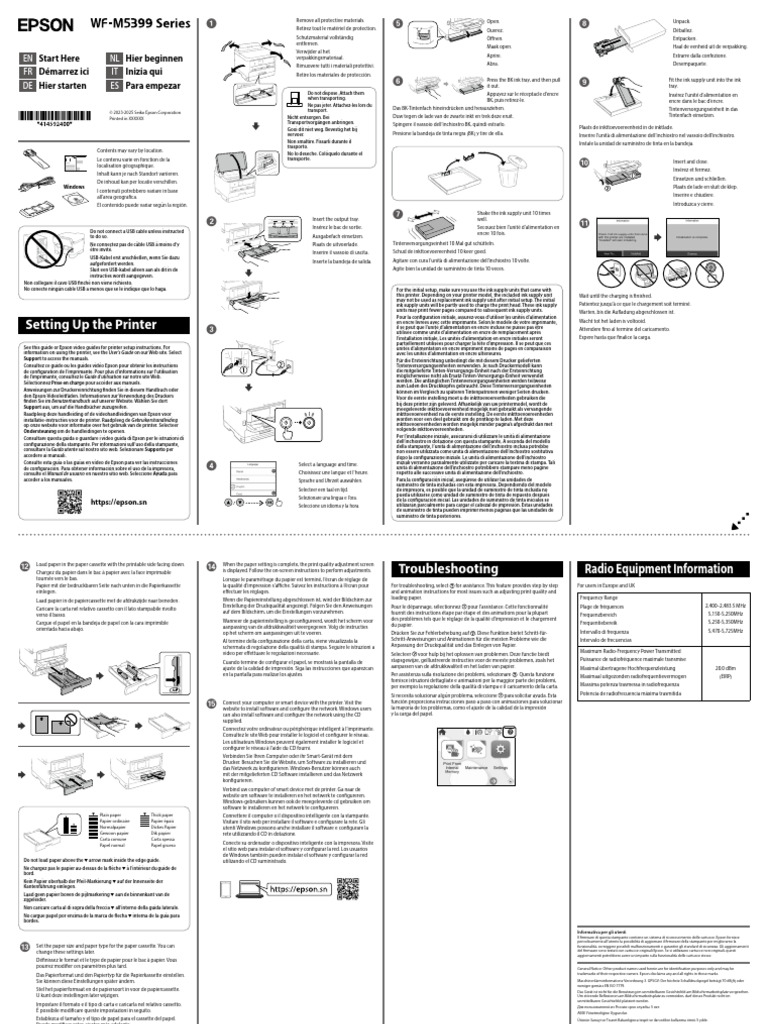 Printer Setup Instructions Guide | PDF | Printer (Computing)