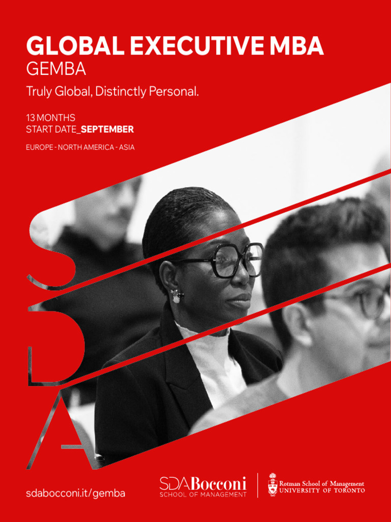 Global Executive MBA Program Overview | PDF