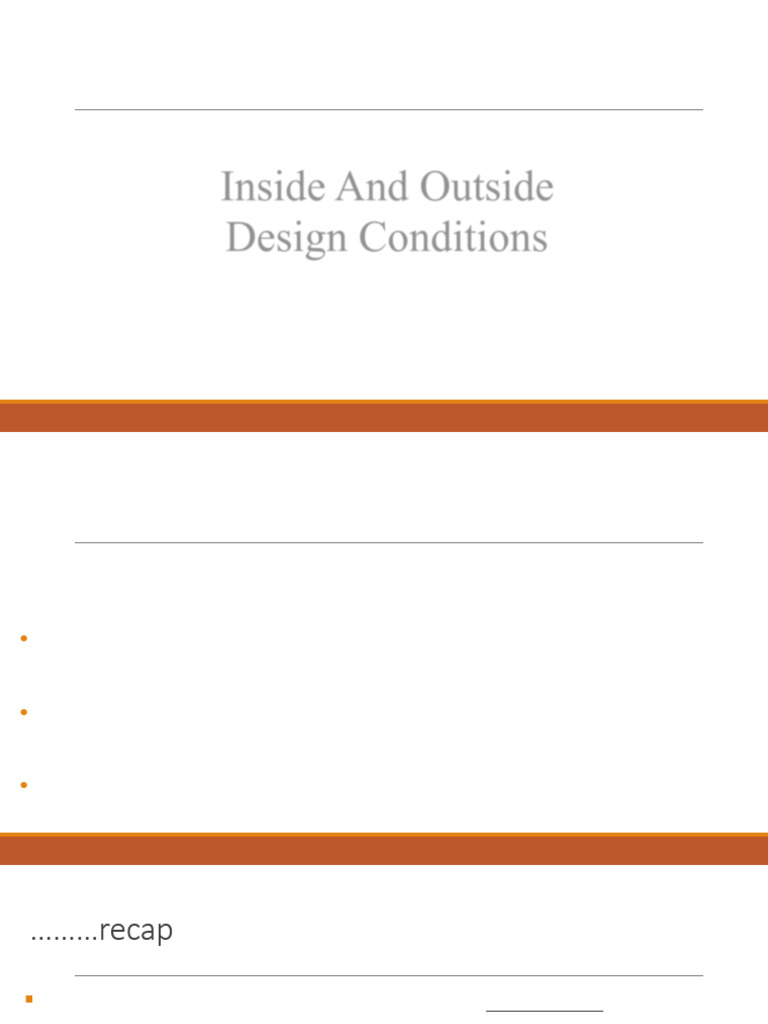 Air Conditioning Design Conditions Guide | PDF | Heat Transfer | Humidity
