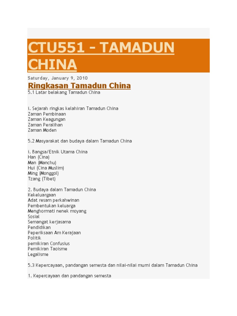 Tamadun China Pdf