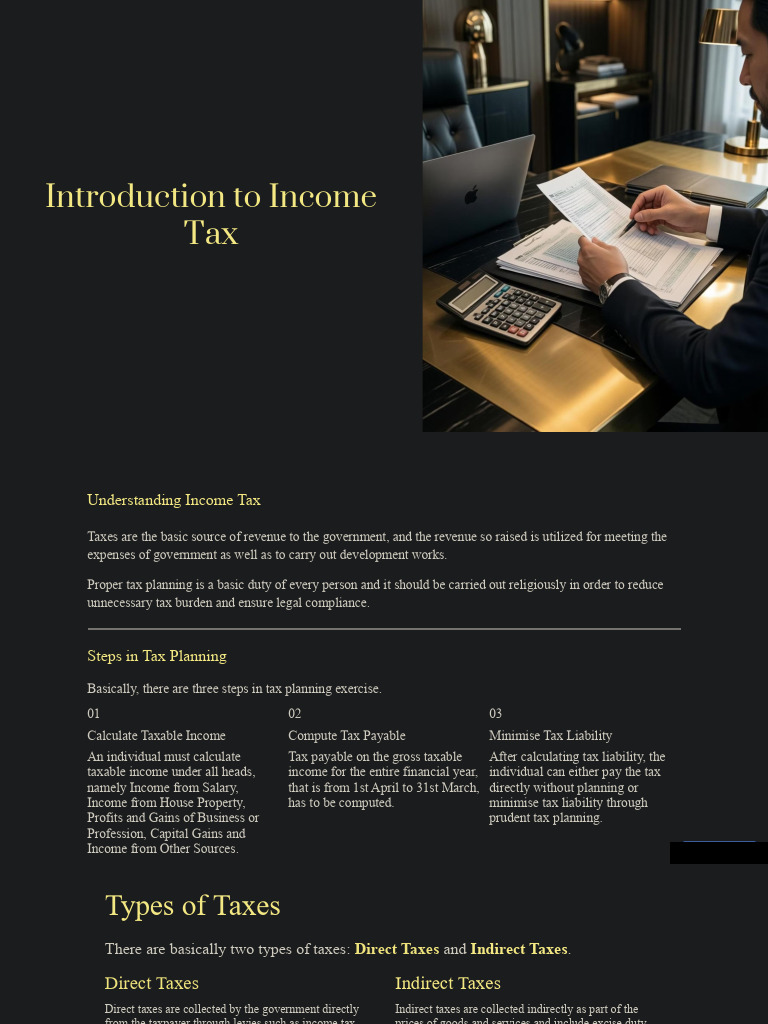 Income Tax Planning Guide | PDF | Taxes | Income