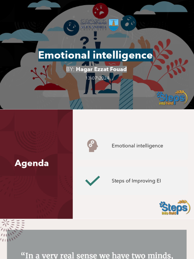 (EI) Emotional Intelligence | PDF
