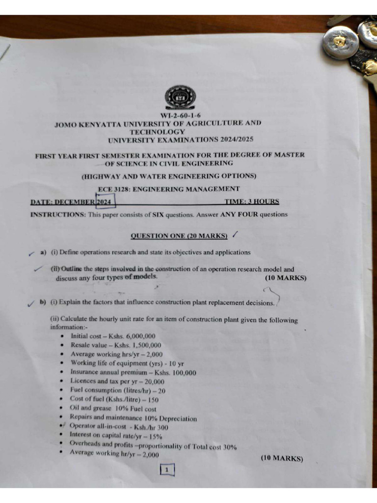 2024 Management Pastpaper | PDF