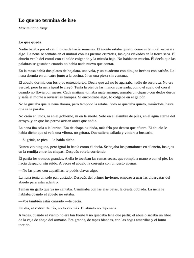 Lo Que No Termina de Irse MNK | PDF | Incendios