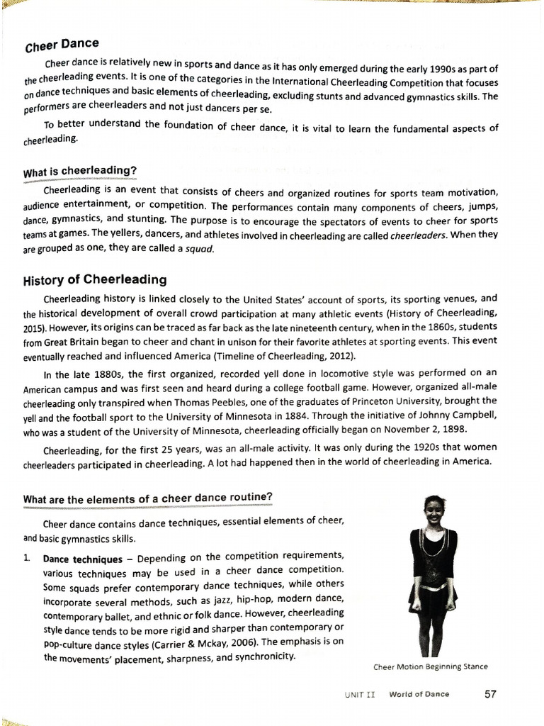 Cheer Dance | PDF