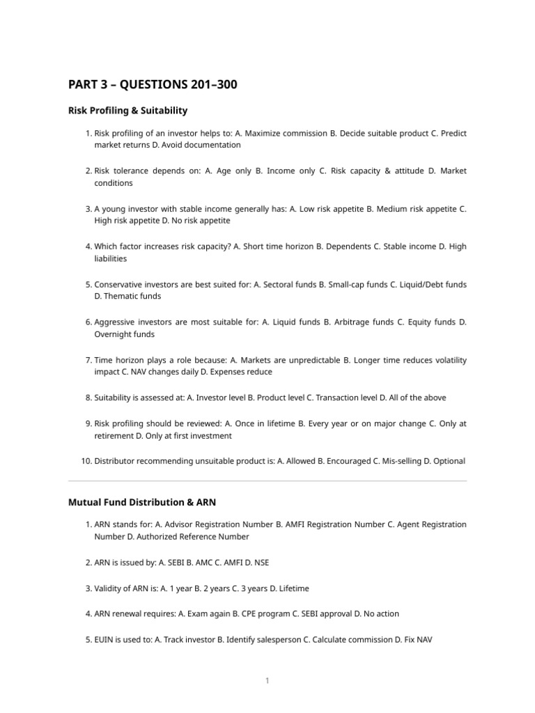 Risk Profiling & Mutual Fund Insights | PDF | Risk | Investing