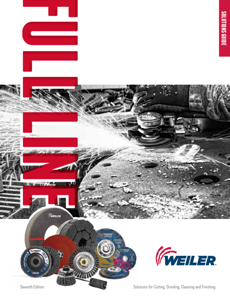 Weiler Abrasives Solutions Guide | PDF | Grinding (Abrasive Cutting ...