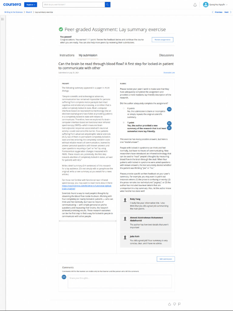 Assignment 02 - Lay Summary | PDF