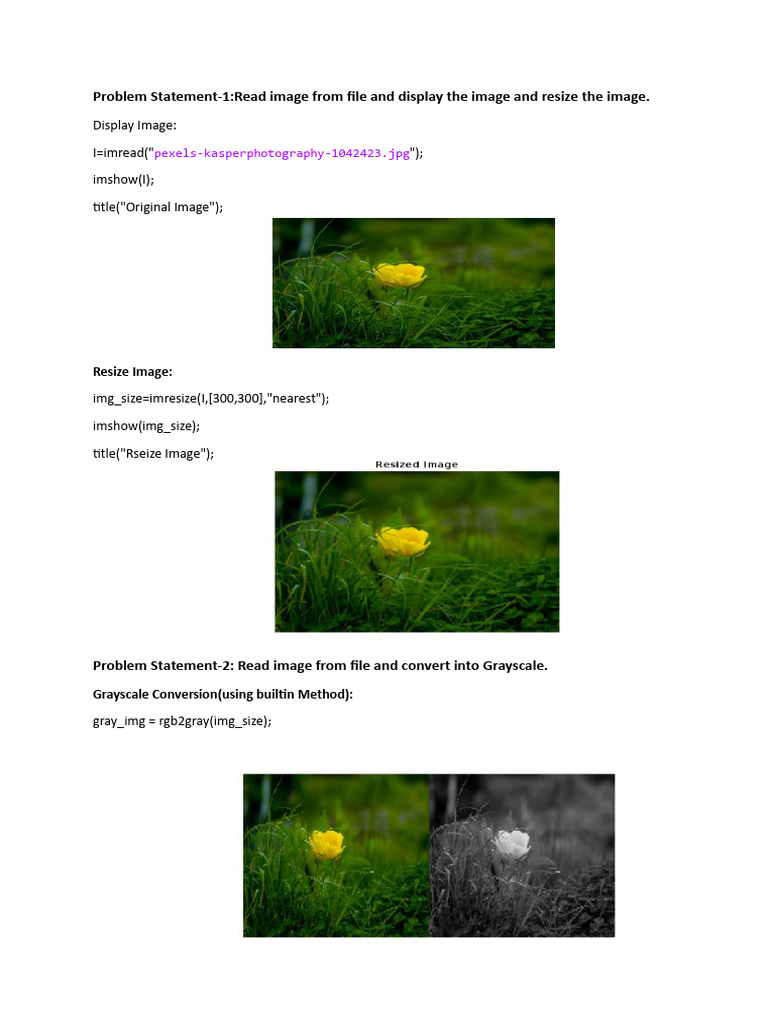 Image Processing Techniques Overview | PDF | Computer Graphics ...
