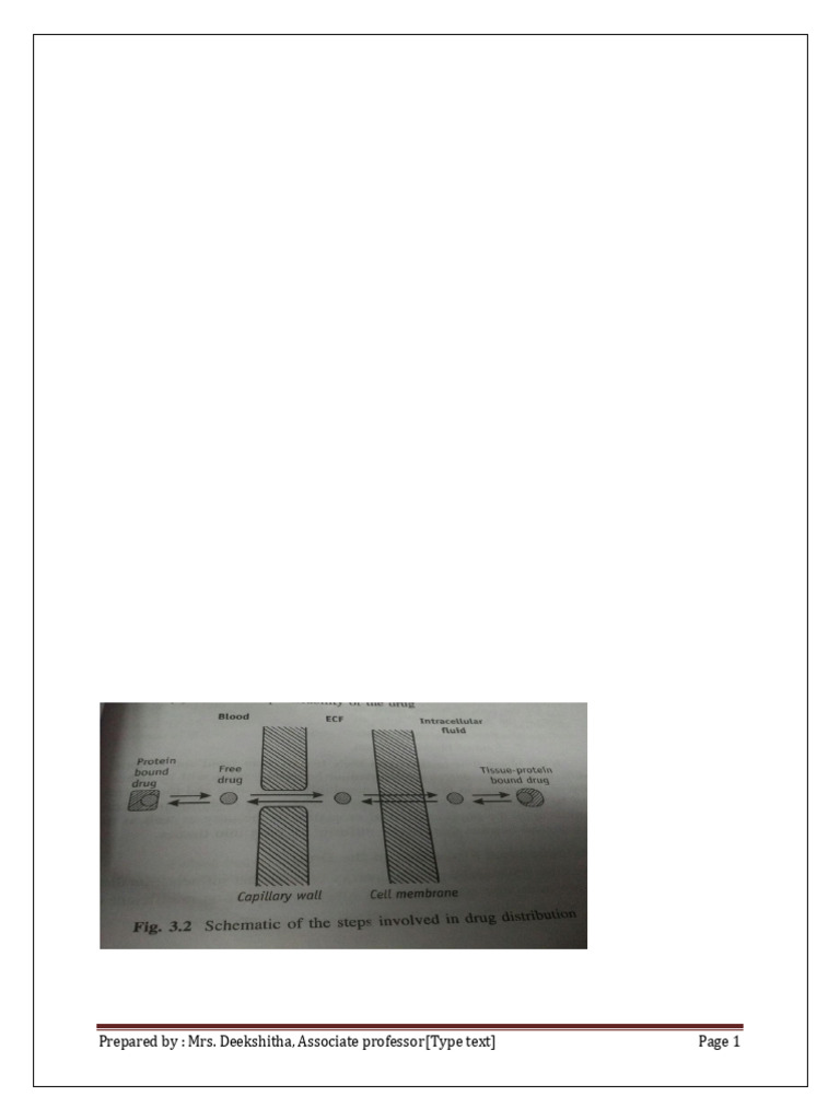 Drug Distribution and Elimination Processes | PDF | Molecular Binding ...