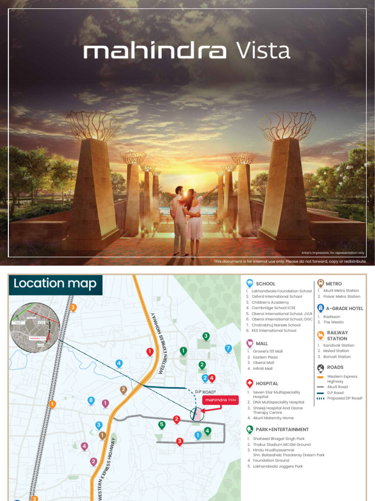Mahindra Vista Project Overview Map | PDF