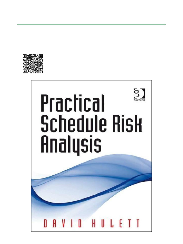 Practical Schedule Risk Analysis ISBN 9780566087905, 0566087901 ...