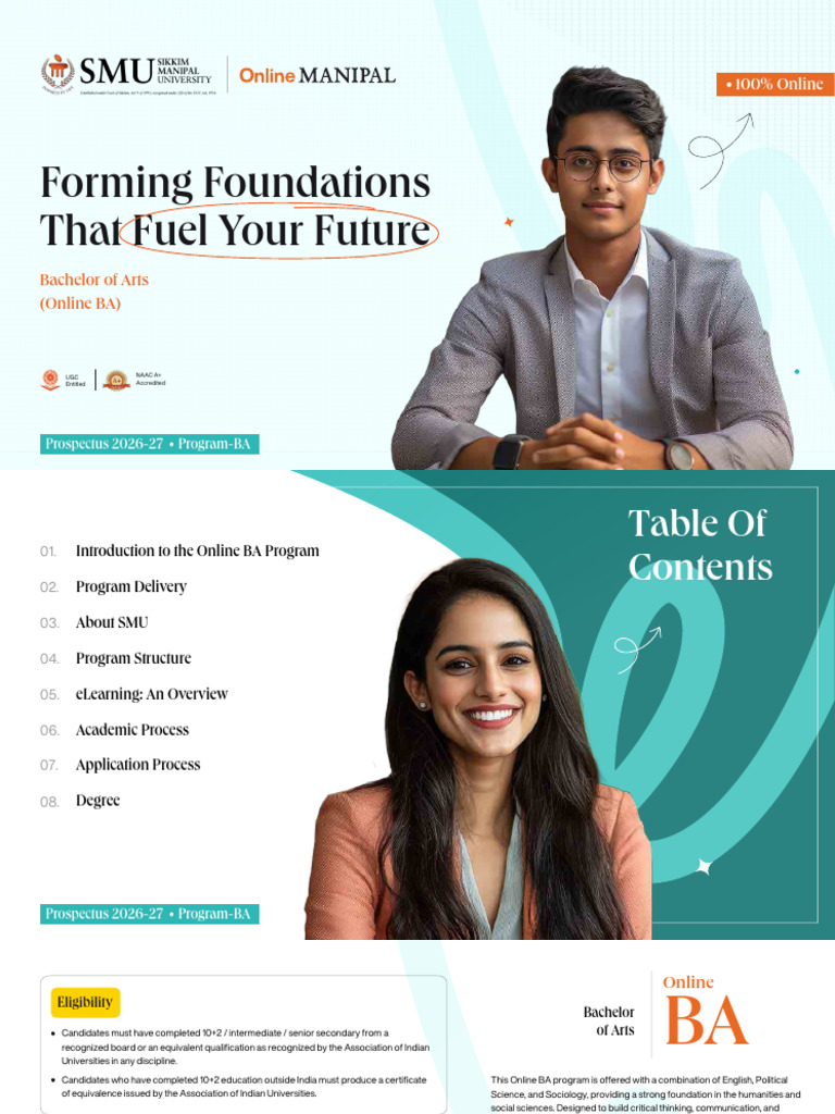 Online BA Program Prospectus 2026-27 | PDF | Sociology | Educational ...