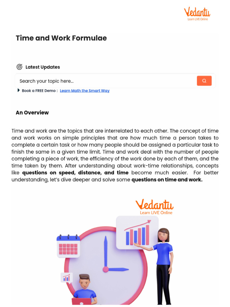 Time and Work Formulae | PDF