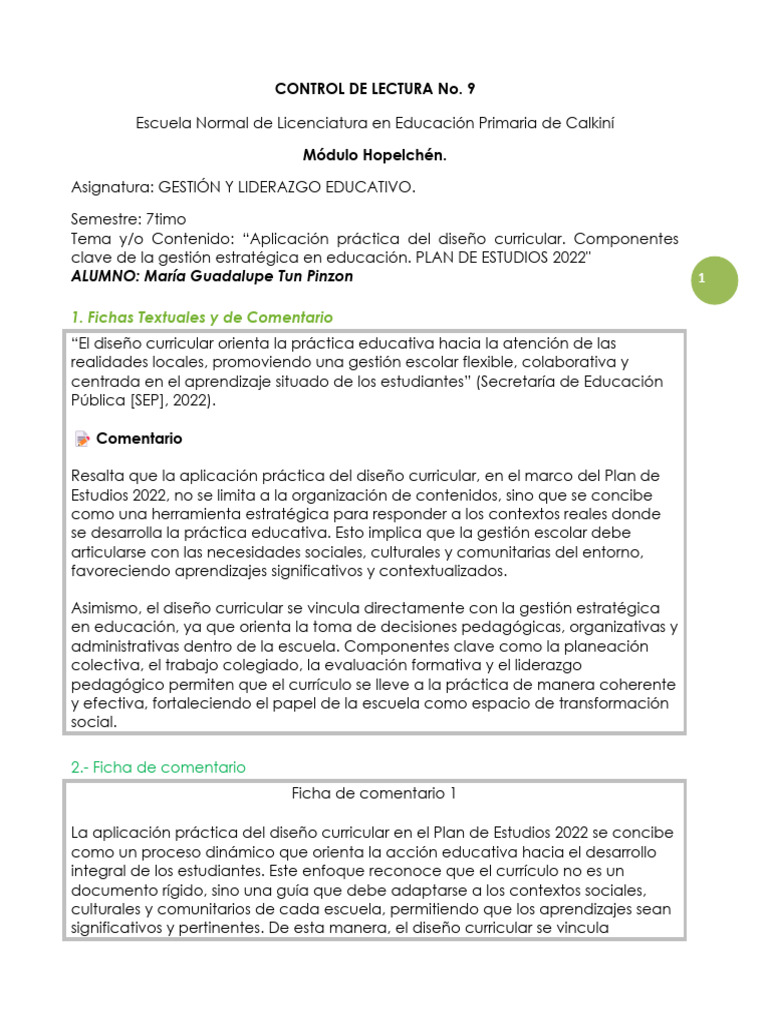 Diseño Curricular y Gestión Educativa 2022 | PDF | Plan de estudios ...