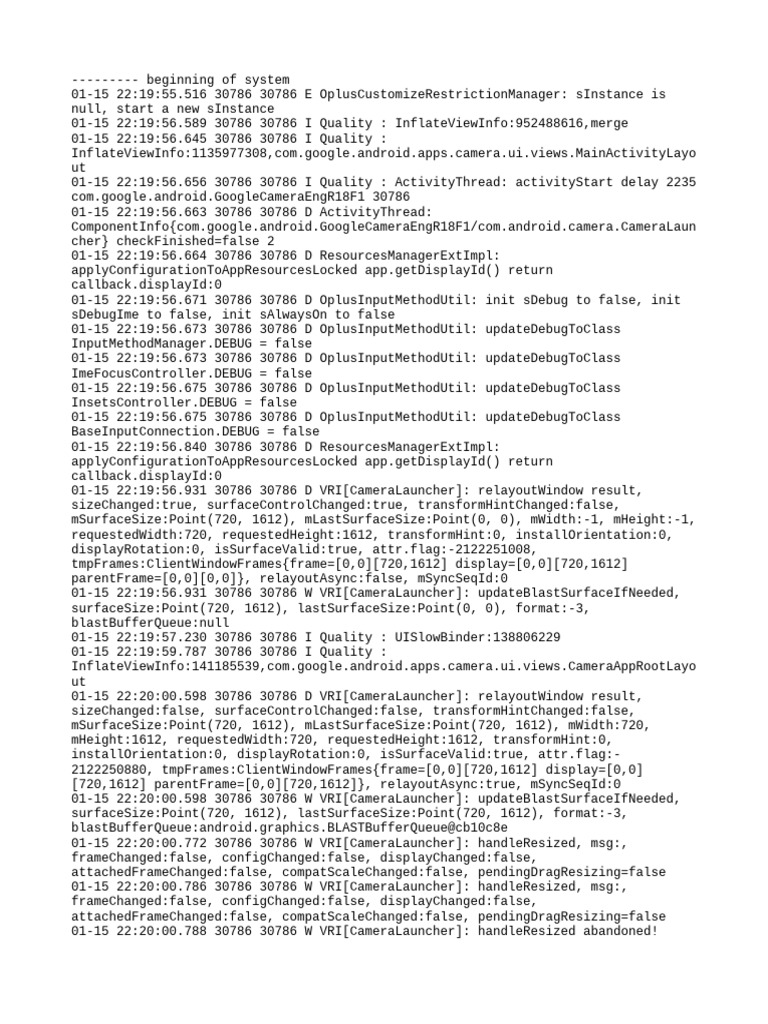 Log Cat 1768490412627 | PDF | Computer Architecture | Software Engineering