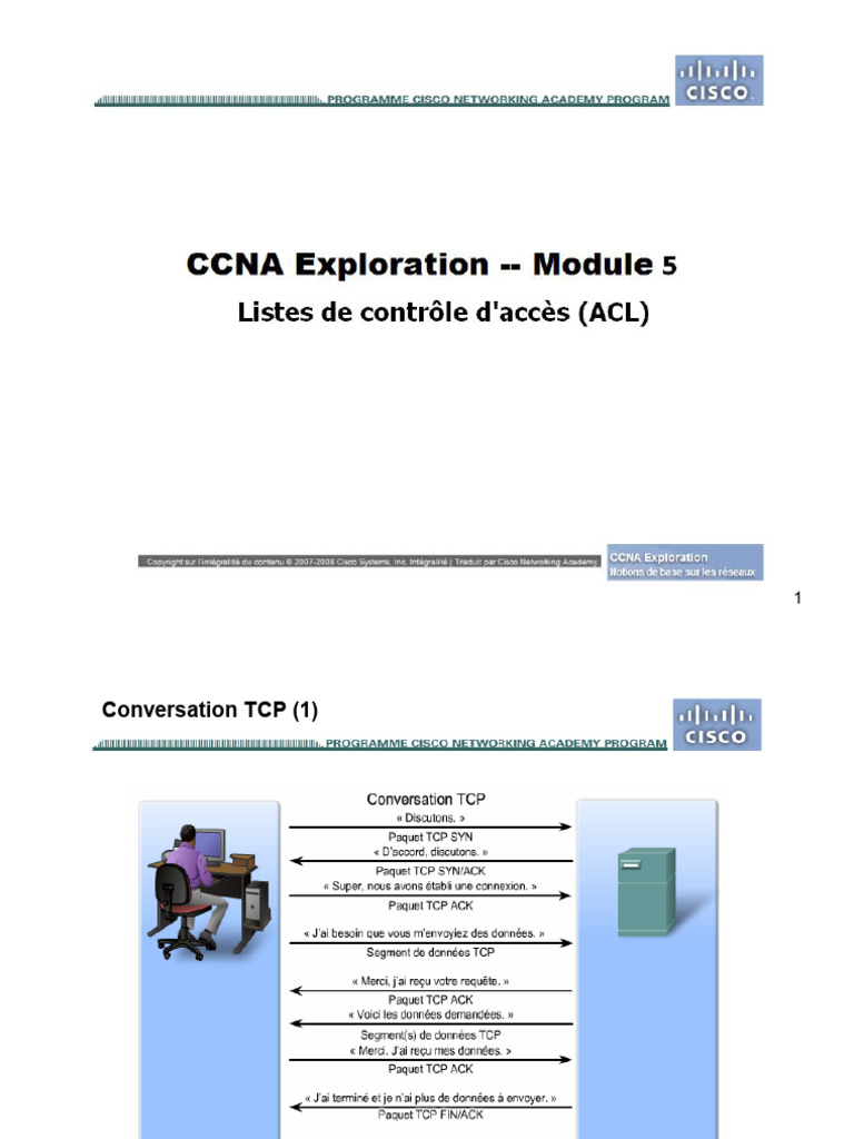 Guide complet sur les ACL Cisco | PDF | Protocoles Internet | Adresse IP