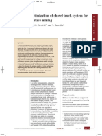 Optimization of Shovel-Truck System For Surface Mining: by S.G. Ercelebi, and A. Bascetin