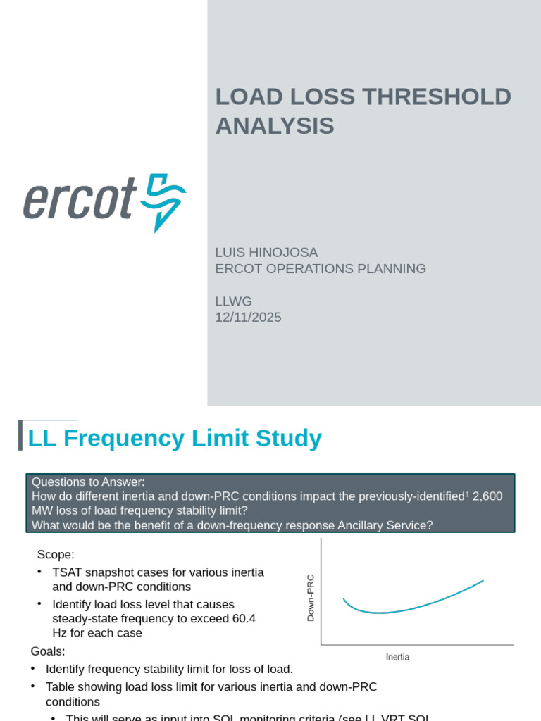 Load Loss Frequency Stability Analysis | PDF | Electronics | Electricity