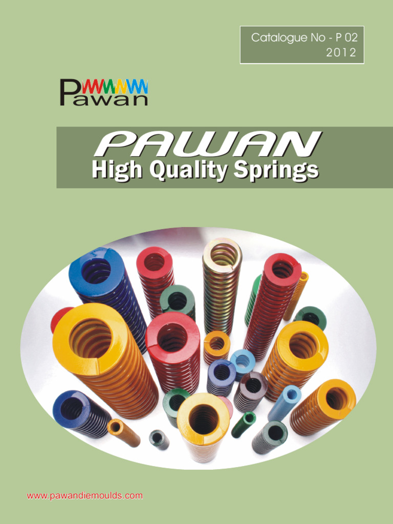 Die Springs Catalogue and Selection Guide | PDF | Mechanical Engineering