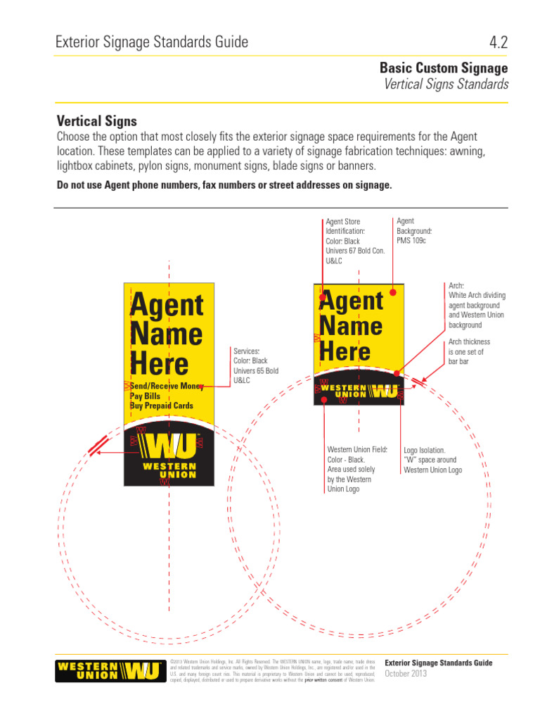 WU_Signage Standards_10-24-13 (glissés) 5 | PDF