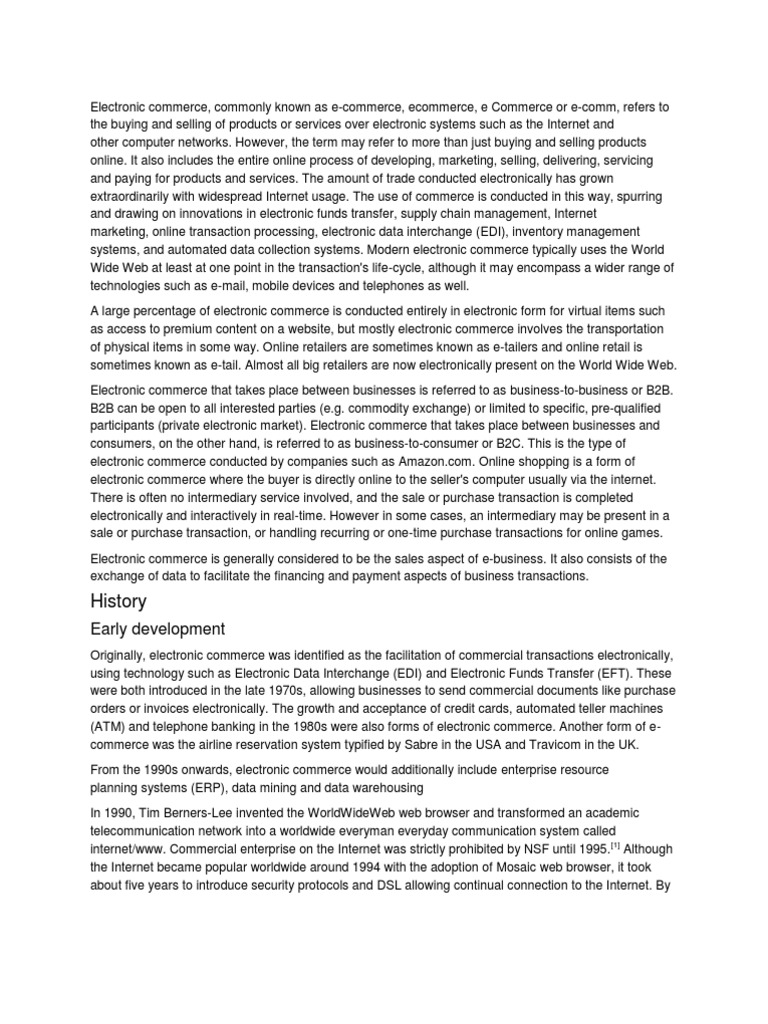 Understanding Electronic Commerce | PDF | E Commerce | Online Shopping