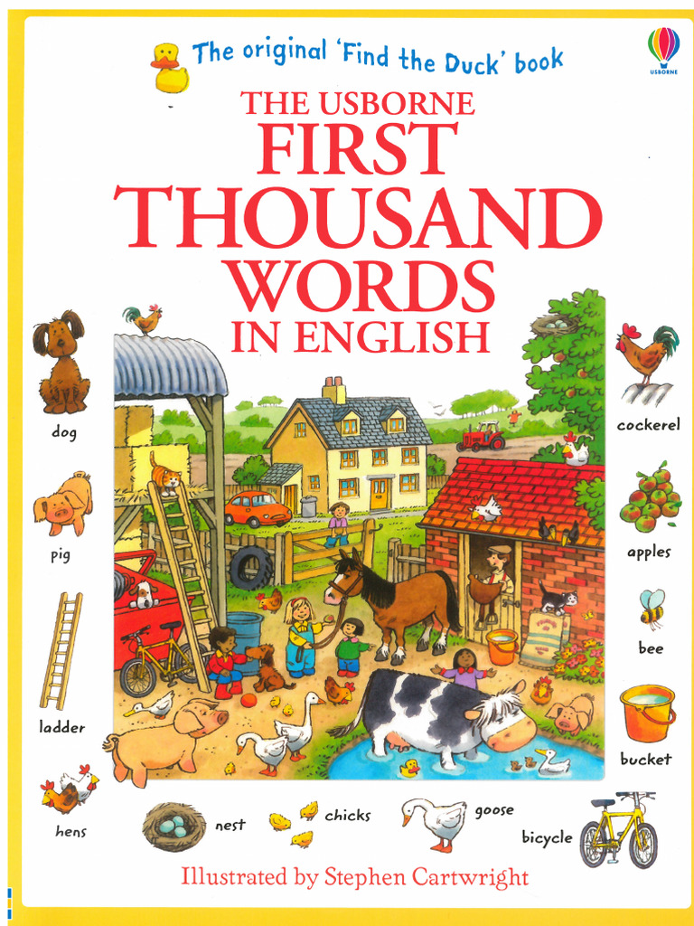 First Thousand Words Dictionary | PDF