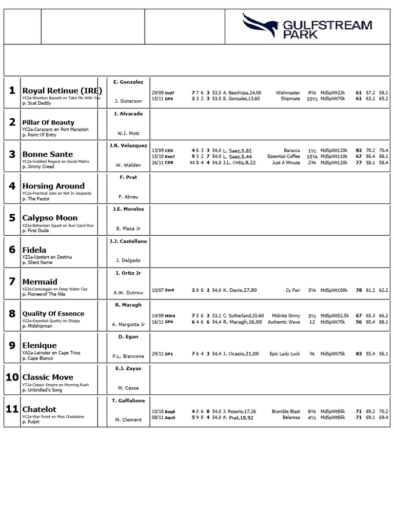 GP20251220-1-1 | PDF | Racehorses | Animal Racing